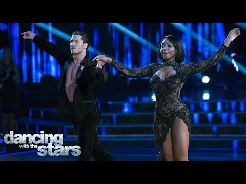 Normani and Val Chmerkovskiy Tango/Foxtrot Fusion (Week 10) | Dancing With The Stars