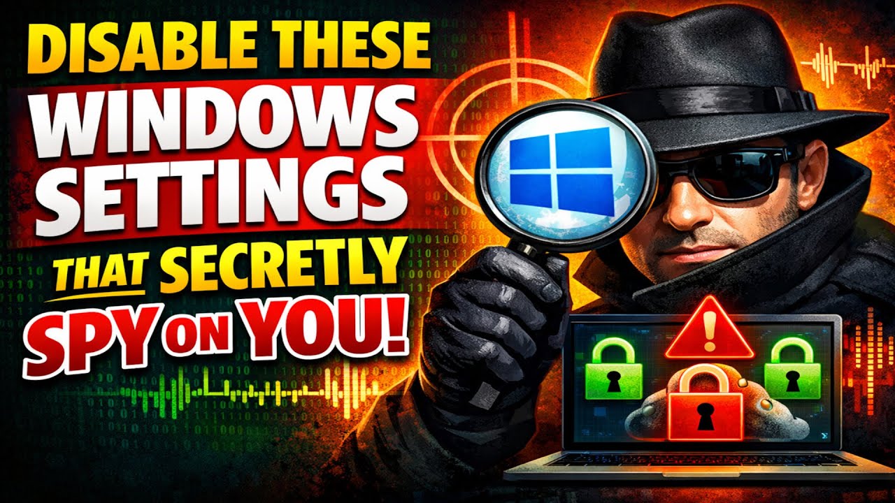 Disable these Windows Settings that Secretly Spy on You! (and Take Back Control of Your PC)