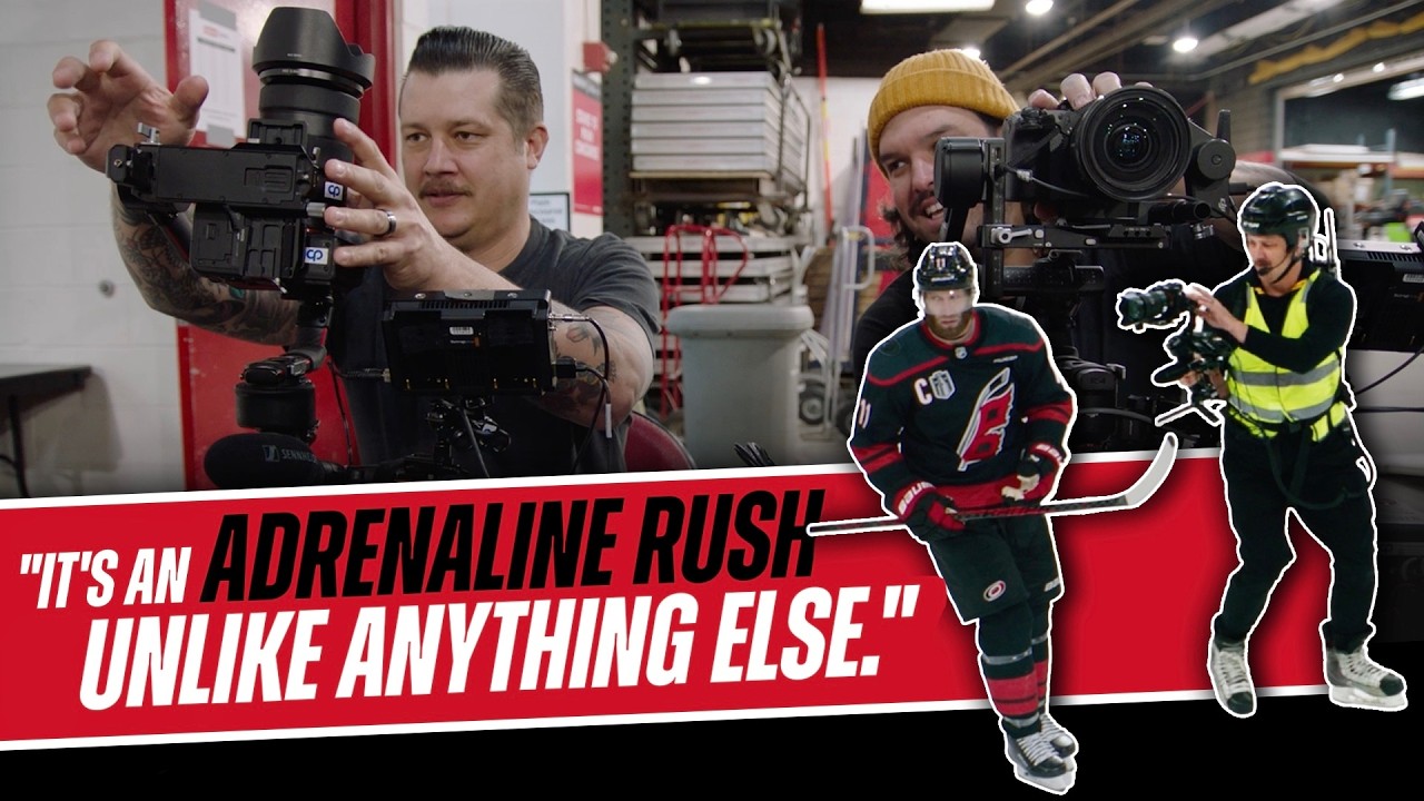 Behind the Scenes: On-Ice Skate Camera Operators ⛸️ 🎥