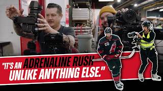 Behind the Scenes: On-Ice Skate Camera Operators ⛸️ ????