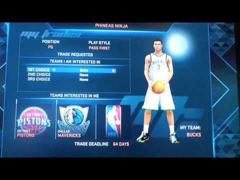 NBA2K16 PS3 My Career Request A Trade