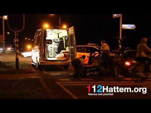Vrouw gewond bij kop staat botsing kruising Zuiderzeestraatweg Hattem - © 112Hattem.org