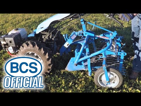 BCS Two-Wheel Tractor and the Power Potato Digger
