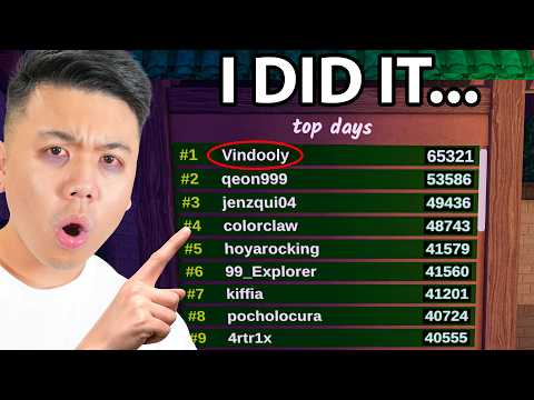 Losing My Sanity Trying To Get #1 Player in 99 Nights in the Forest..