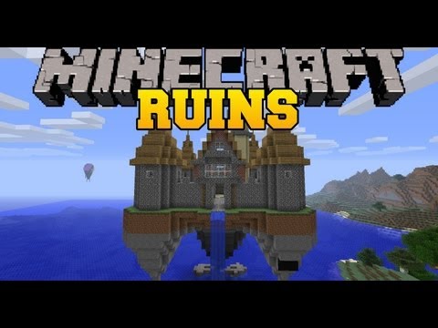 Minecraft Mod Showcase - Ruins Mod - Randomly Generated Structures - Mod Review