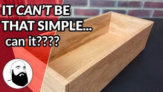 How to Make the Worlds EASIEST Wooden Box!