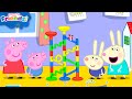 Peppa Pig Rebecca Rabbit Build A GIANT Marble Run Peppa Friends Full Episodes 2 Hours