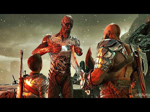 GOD OF WAR RAGNAROK Kratos Meets Surtr & Begins Ragnarok Scene (4K 60FPS)