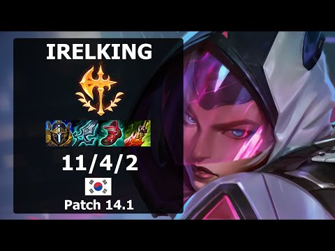 IrelKing Irelia TOP vs Yone| Patch 14.1 KR Challenger