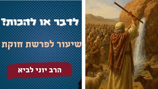 לדבר או להכות? - שיעור לפרשת חוקת / הרב יוני לביא (הרב יוני לביא) - התמונה מוצגת ישירות מתוך אתר האינטרנט יוטיוב. זכויות היוצרים בתמונה שייכות ליוצרה. קישור קרדיט למקור התוכן נמצא בתוך דף הסרטון