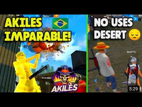CUANDO AKILES HIZO RENDIR A BRASIL 😮CON UNA DESERT🇧🇷 TENÍAN MIEDO QUE LA USARA 👑 MODO DIOS