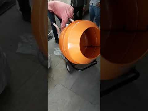 Electric Motor Concrete Mixer Machine Without Hopper