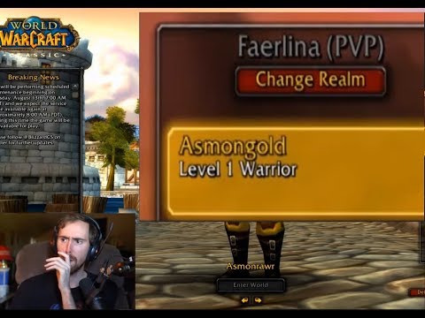Classic WoW Character Reservation Did Asmongold Get It?