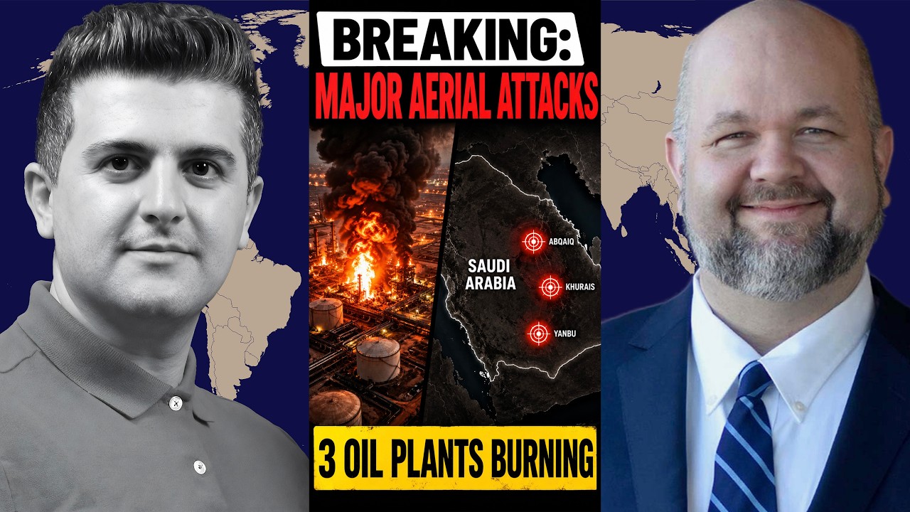 Robert Barnes: Major Aerial Attacks Rocks Saudi Arabia – 3 Oil Plants Burning Out of Control