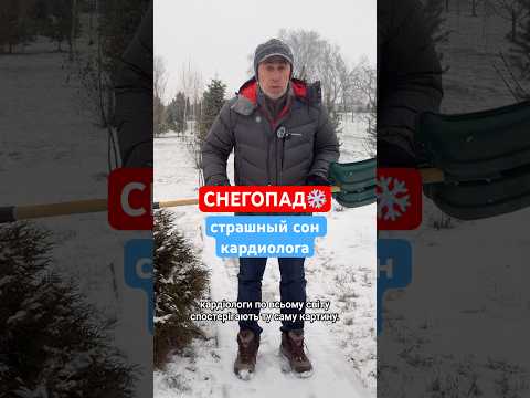 Снегопад: страшный сон кардиолога