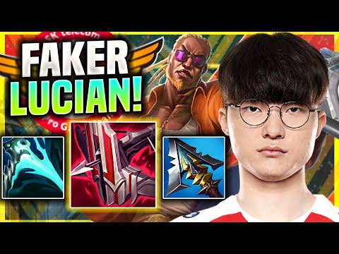 FAKER IS SO GOOD WITH LUCIAN! - T1 Faker Plays Lucian Mid vs Zoe! | Season 11