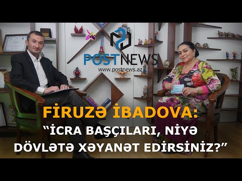 FİRUZƏ İBADOVA: “İCRA BAŞÇILARI, NİYƏ DÖVLƏTƏ XƏYANƏT EDİRSİNİZ?” - MÜĞƏNNİ NƏDƏN NARAHATDIR?