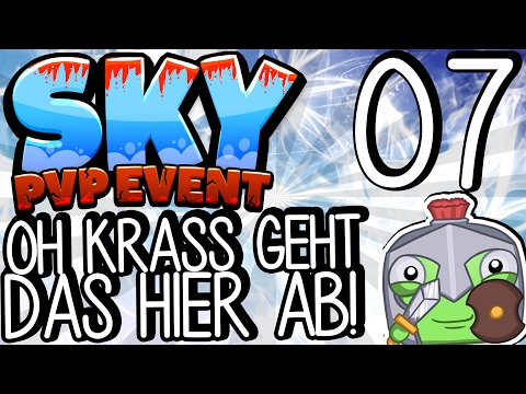 🌤️ OH KRASS GEHT DAS PVP EVENT AB! XD 🌤️ - MINECRAFT SKY #07 | GAMERSTIME
