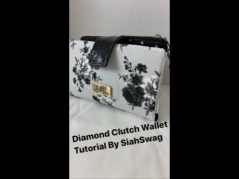 Diamond Clutch Wallet by Teresa Lucio Designs