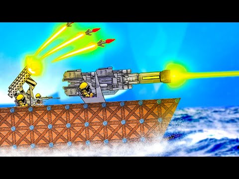 New Rail Gun and Katyusha Rocket Are The Most Powerful Weapons in Forts!