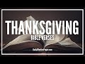 Bible Verses On Thanksgiving | Scriptures On Thankfulness To God (Audio Bible)
