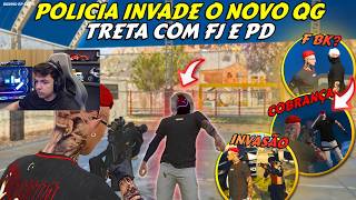 TRETA COM FJ E PD! | NOVO QG DA TROPA E INVASÃO | BK COBROU O POLICIAL - BKINHO RP CLIP'S