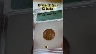 1945 Penny & 1945-S Lincoln Wheat Cent Collected From Ebay #icg #coingrading #coincollectinghobby