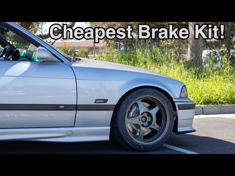 Most Affordable E36 M3 Big Brake Kit (Brake Upgrade)