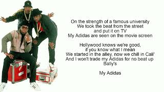 My Adidas by Run-DMC (Lyrics)