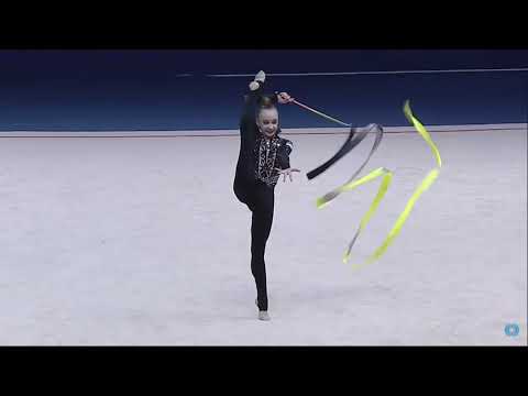 Khrystyna POHRANYCHNA (UKR) Ribbon EF - World Cup Tashkent 2021