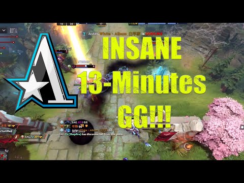 13 MINUTES GG CALL!!!! at DPC | Team Aster v Sparking Arrow Gaming -- INSANE!!!