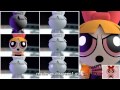 Powerpuff Girls 3D Step 15 3D Maps Compared In Motion 3DS Max
