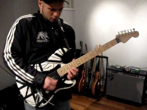 Marc RIzzo At Hit and Run Studios Beatin' the Hell outta my Guitar