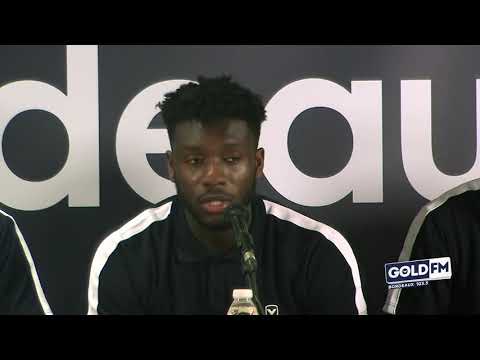 La conférence de presse des recrues bordelaises