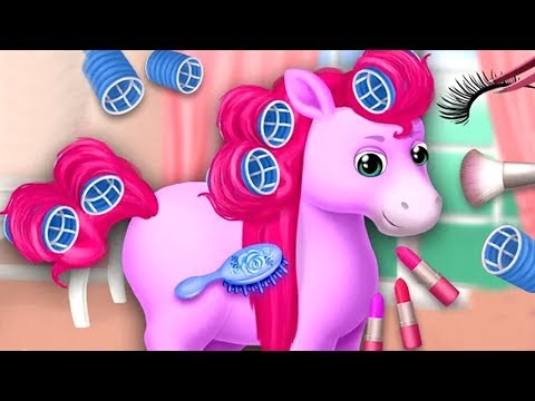 Fun Baby Pony Care - Pony Sisters Hair Salon 2 - Play Fun Makeover & Dress Up Kids Games