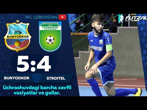Oliy liga. 2-tur  BUNYODKOR — STROITEL-ZARAFSHON 5:4