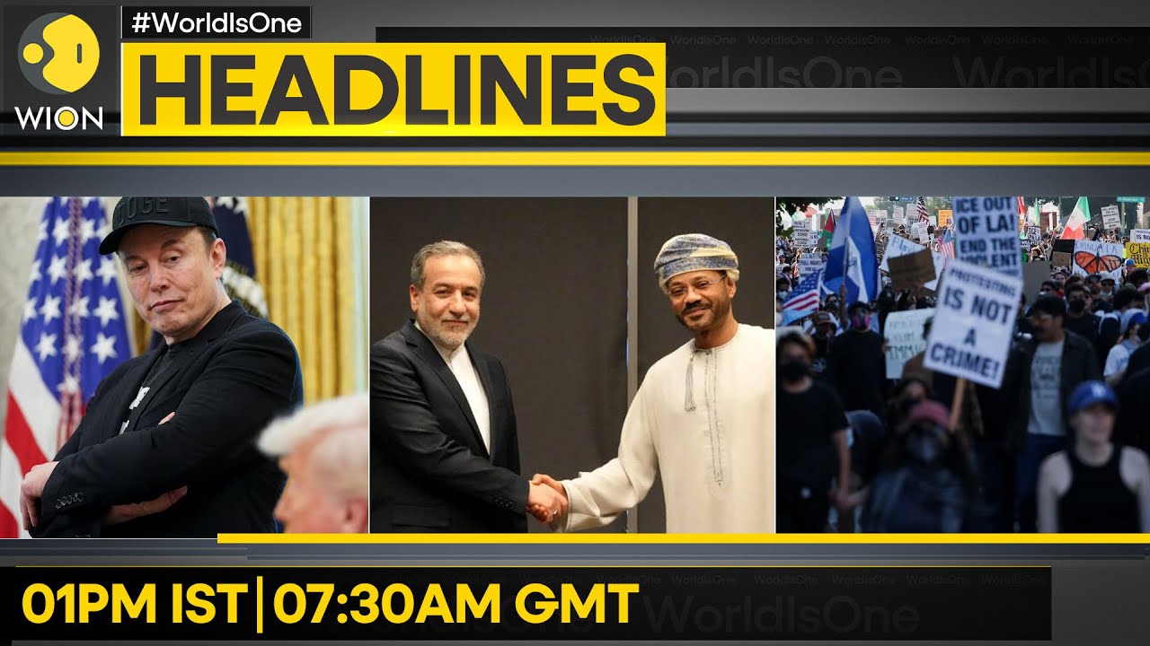 Oman To Host U.S.-Iran Talks On Sunday | Protests Continue In Los Angeles | WION Headlines