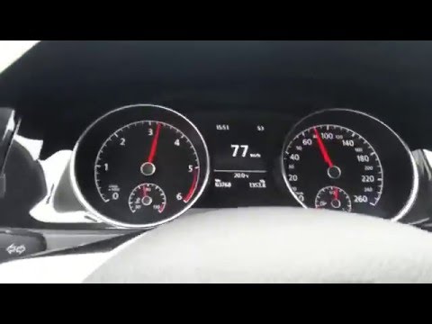 VW Golf VII 7 2.0 TDI DSG acceleration & sound !