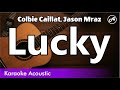 Colbie Caillat, Jason Mraz - Lucky (karaoke acoustic)