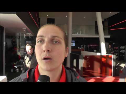 Maud Coutereels (Lille OSC) pendant le stage Belgian Red Flames le 18.01.2017