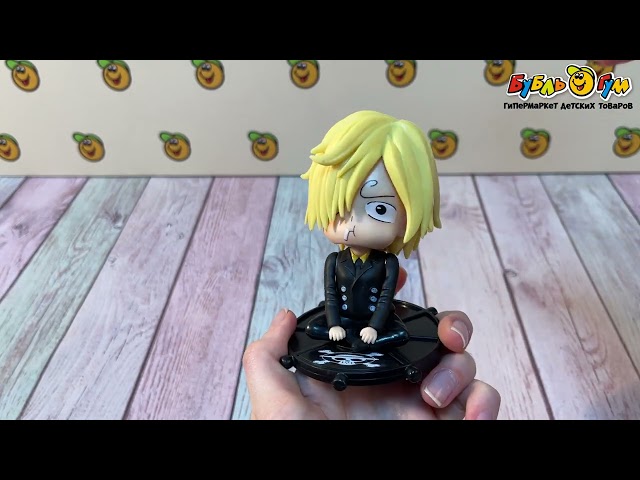 Фигурка Lanson Toys One Piece Винсмок Санджи и штурвал 10см - видео