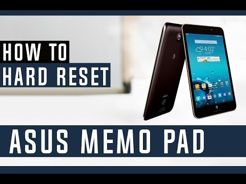 How to Restore Asus Memo Pad to Factory Settings - Hard Reset