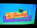 Disney VHS Début Dinosaure 2001