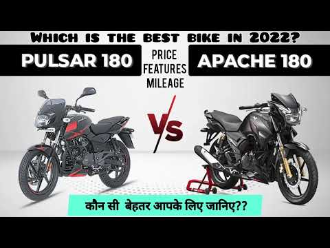 tvs apache rtr 180 bs6 vs bajaj pulsar 180 bs6 new model 2022 comparison |price |mileage |features