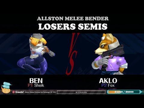 The Allston Melee Bender - Impulse | Ben (Sheik) vs Brotherhood | Aklo (Fox) - Losers Semis