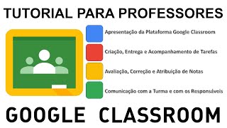 Tutorial para Professores - Google Classroom
