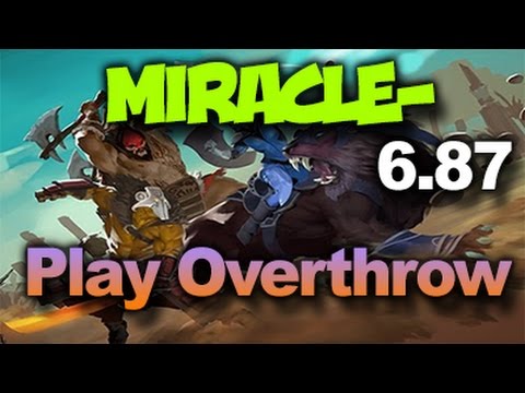 Miracle- Tinker 6.87 Plays Overthrow RAGE Dota 2 Gameplay