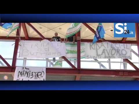 Protesta dipendenti Grande Migliore - Palermo, 18/10/2013