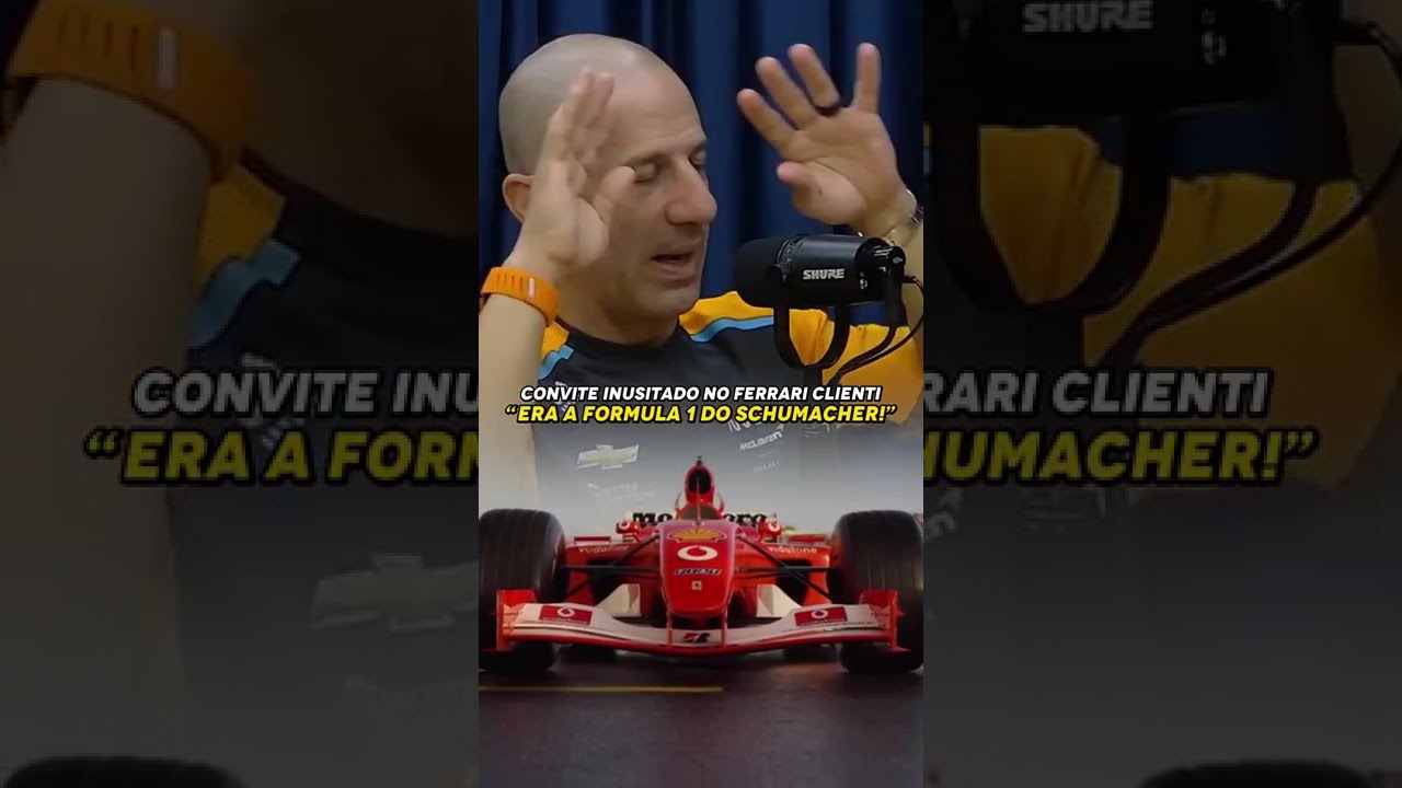 Tony Kanaan pilotou a Ferrari 2002 de Formula 1 do Schumacher #shorts