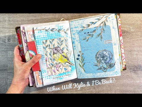 Use Your Scraps #21 - Yay!  My Use Your Scraps Journal Is Finished ❤️ Watch Me Finish It ❤️